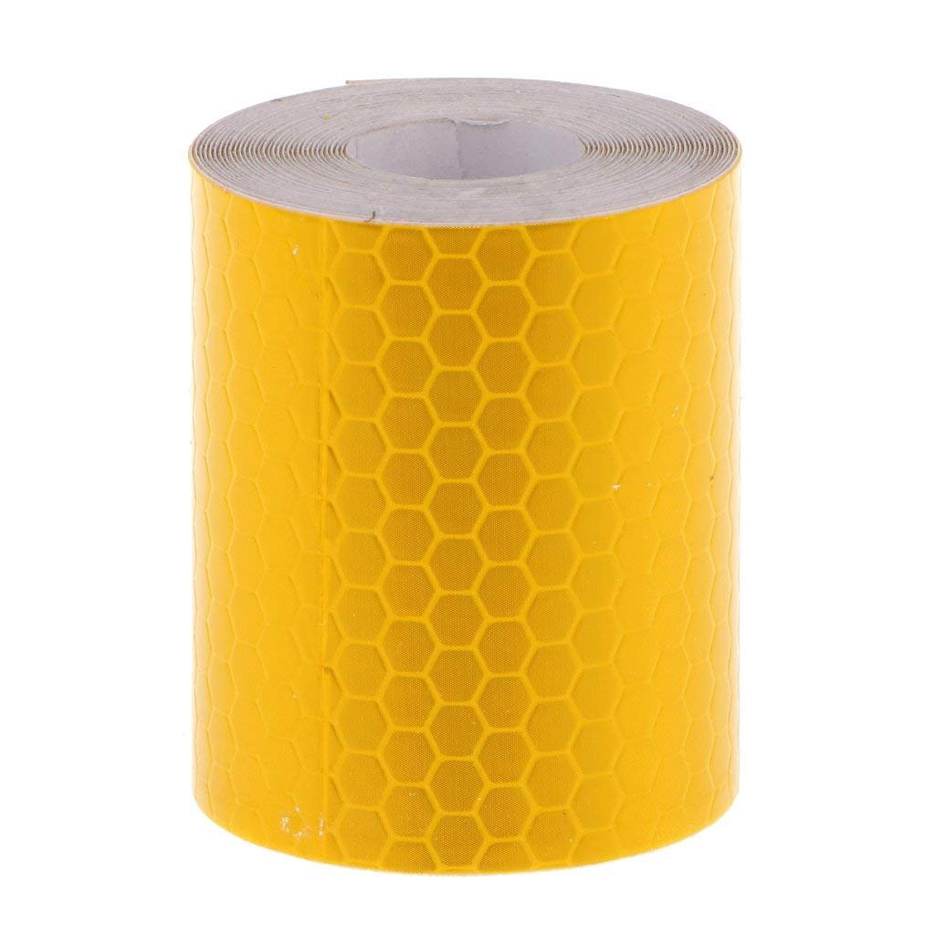 AutoVision High Intensity Water Proof Conspicuity Warning Reflective Radium Conspicuity Tape Sticker, 1 inch Width (45 Meter, Yellow) (B09K2CSVL4) Amazon Price History, Amazon Price Tracker