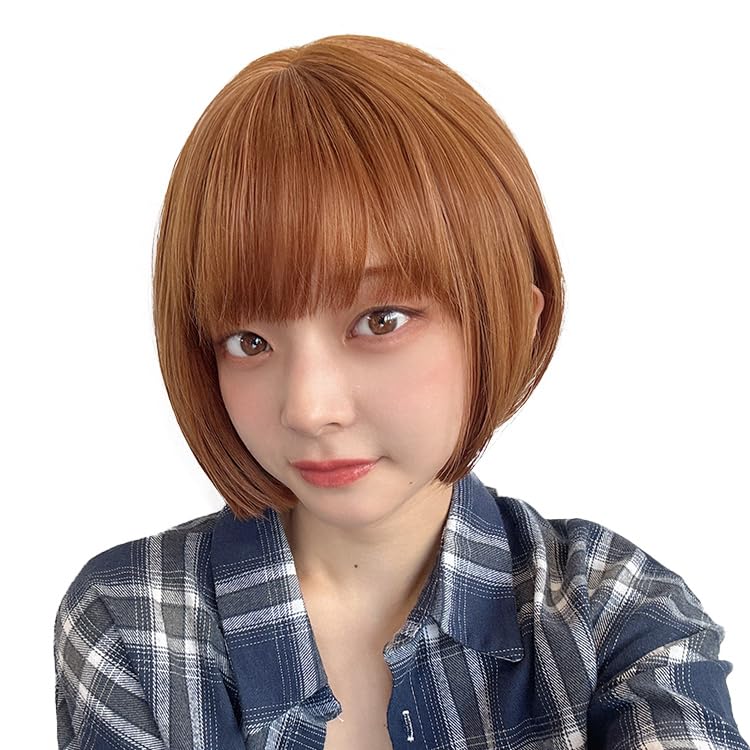 まま様　アクアドール「フレンチショート」モカブラウン　F AQUADOLL ウィッグ ショート 女性 フルウィッグ ウイッグ