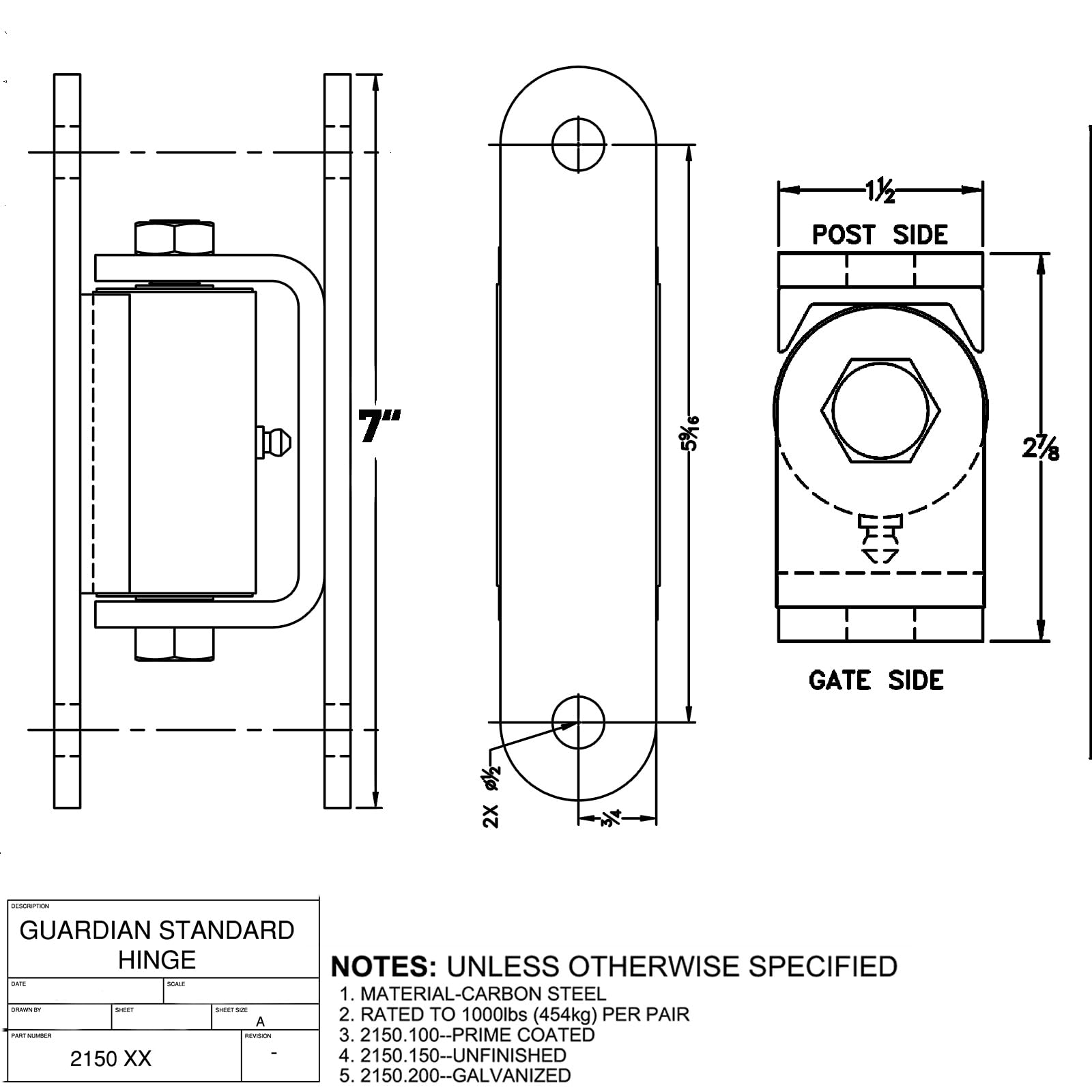 Bisagras de puerta resistentes de 7 pulgadas que se atornillan en la puerta y el poste, bisagra de puerta lubricable con rodamiento de rodillos de aguja para puertas grandes y pesadas de hasta