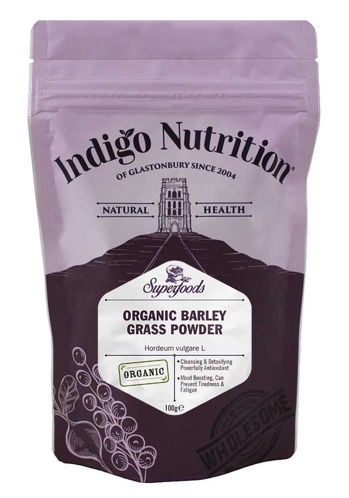 Indigo HerbsOrganic Barley Grass Powder 100g | EU Sourced | Rich in ChlorophyllEU Organic