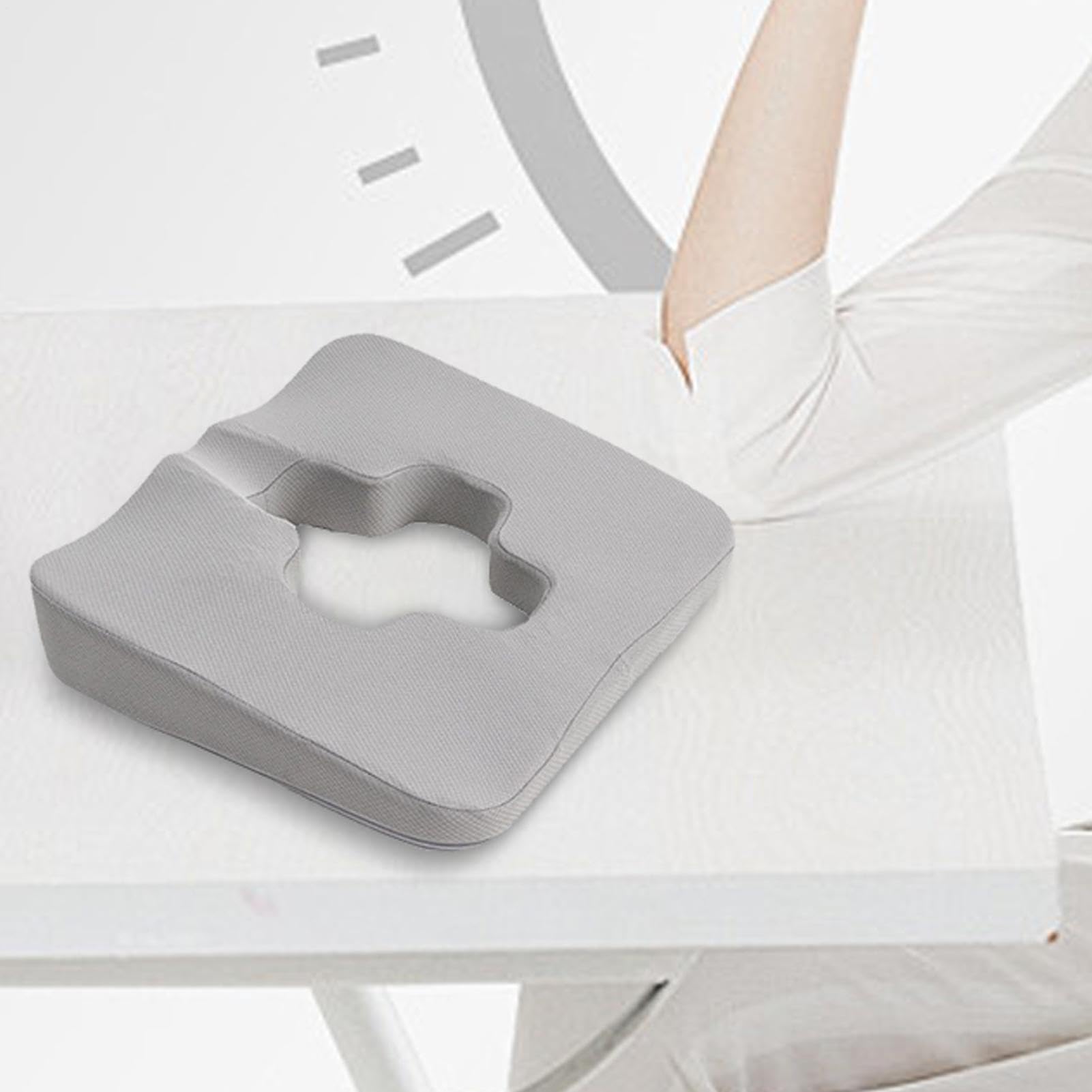 sitzendes Schaumkissen, Schaumstoffsitzkissen für Auto Home Soft Ergonomic | Haltung Korrekturkissen atmungsaktiv für Arbeit, Lernen, Lesen, Schreiben, Fahren