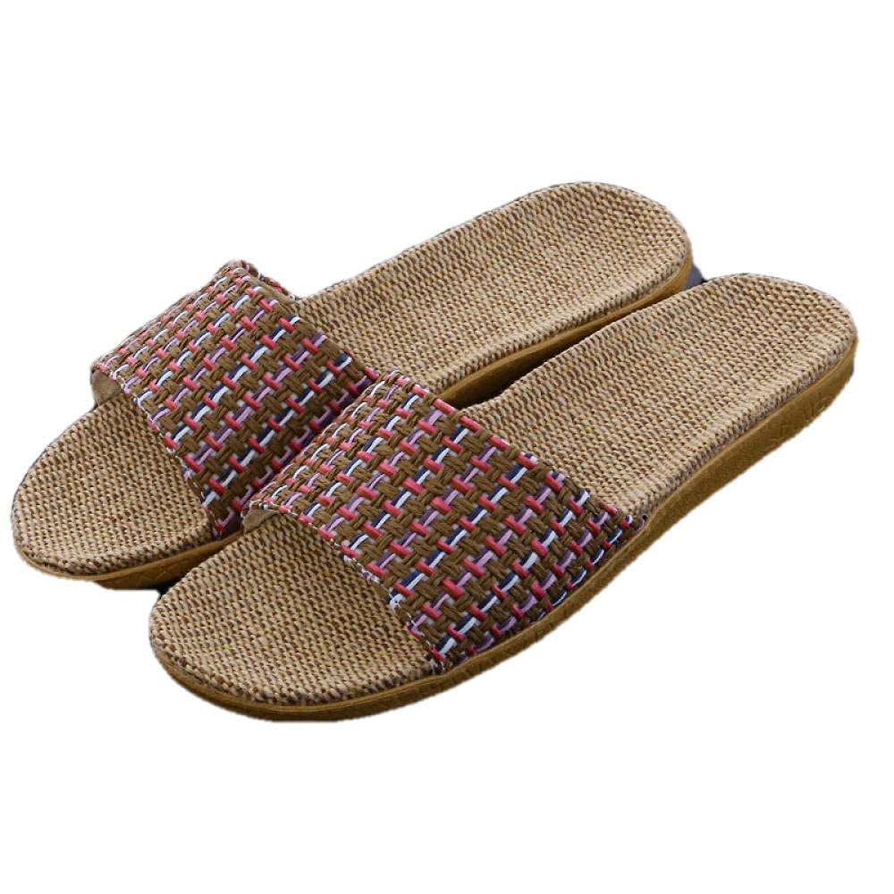 Pantofole da donna per uso domestico, pantofole da interno in lino, pantofole estive | SHEIN ALIA