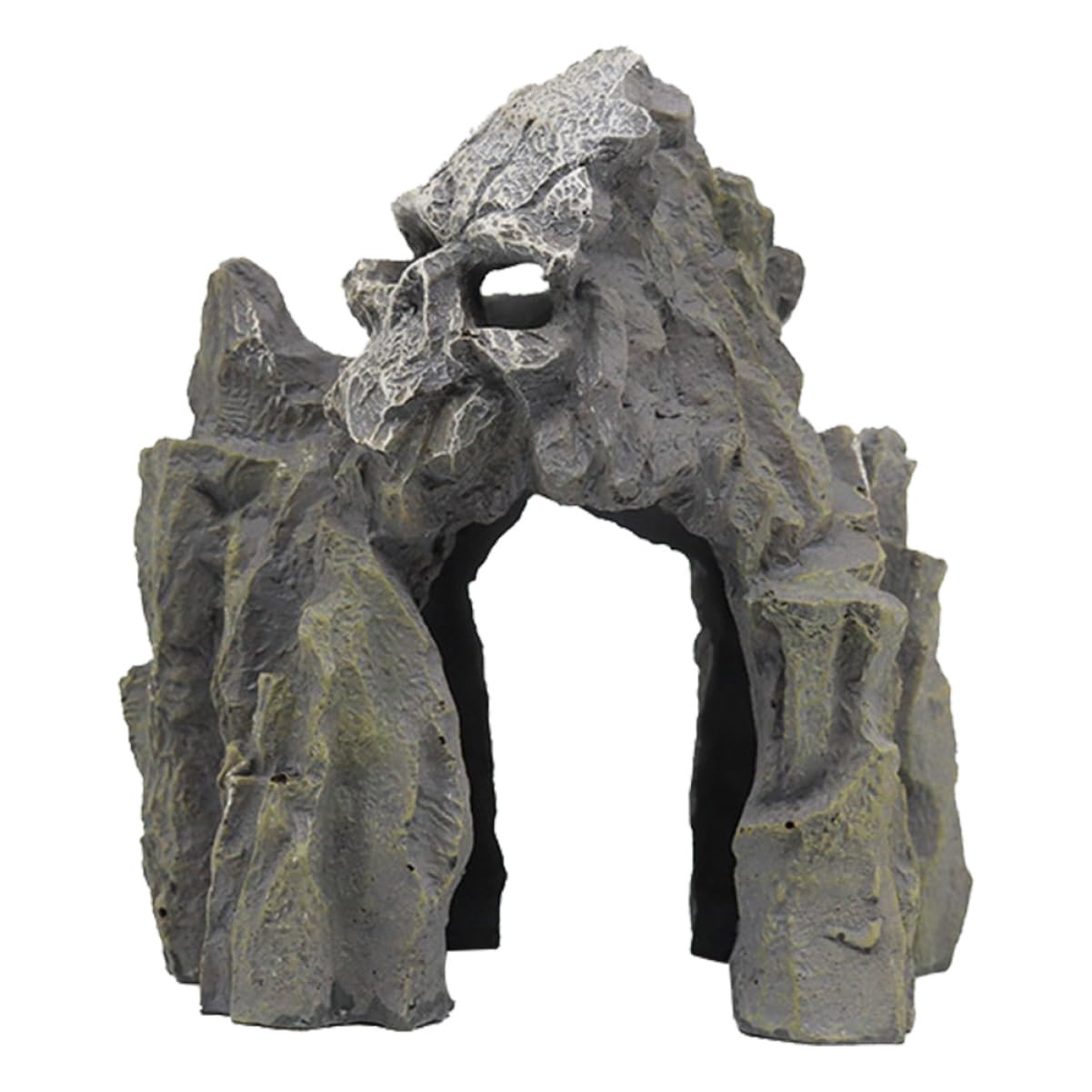 Decorazione per Acquario a Forma di Teschio in Resina, Decorativo Stabile e Gamberetti, per Acquari e Serbatoi