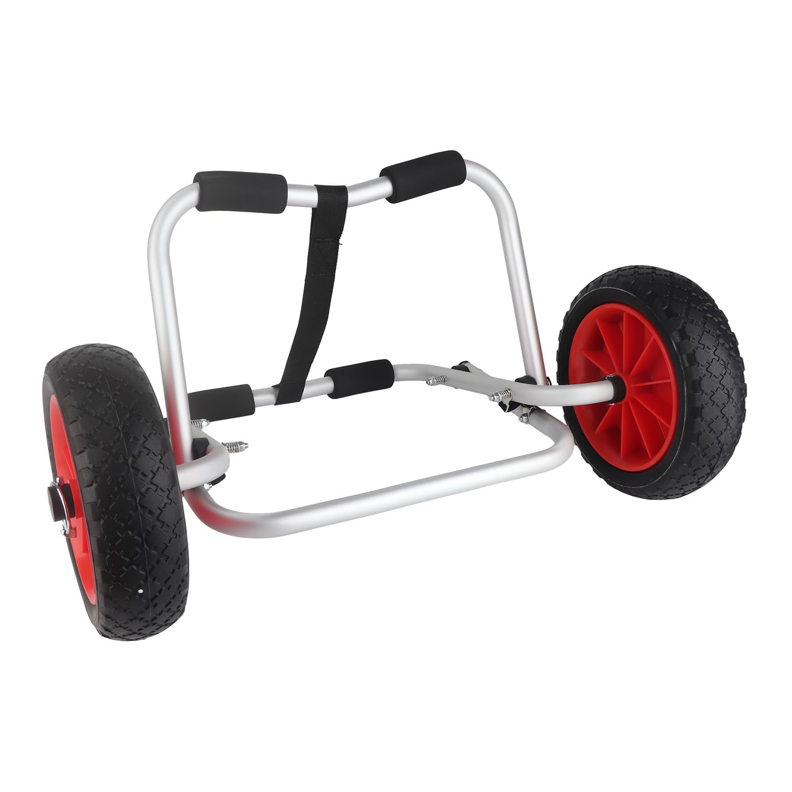 Aramox Wózek do Transportu łodzi, Lekki Aluminiowy Składany Wózek na Kajaki, Udźwig 70 Kg do Spływów Kajakowych