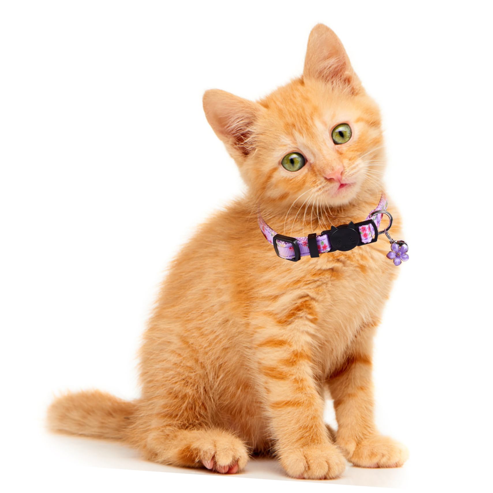 Happyyami 12pezzi Collare Per Gatti Con Decorazione Floreale Da Comfort e Stile Per Gattini e Gatti Adulti Per Occasioni Speciali e Uso Quotidiano