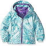 Spyder Girls Bitsy Glam Jacket, Size 3, Tacey Freeze Print/Iris