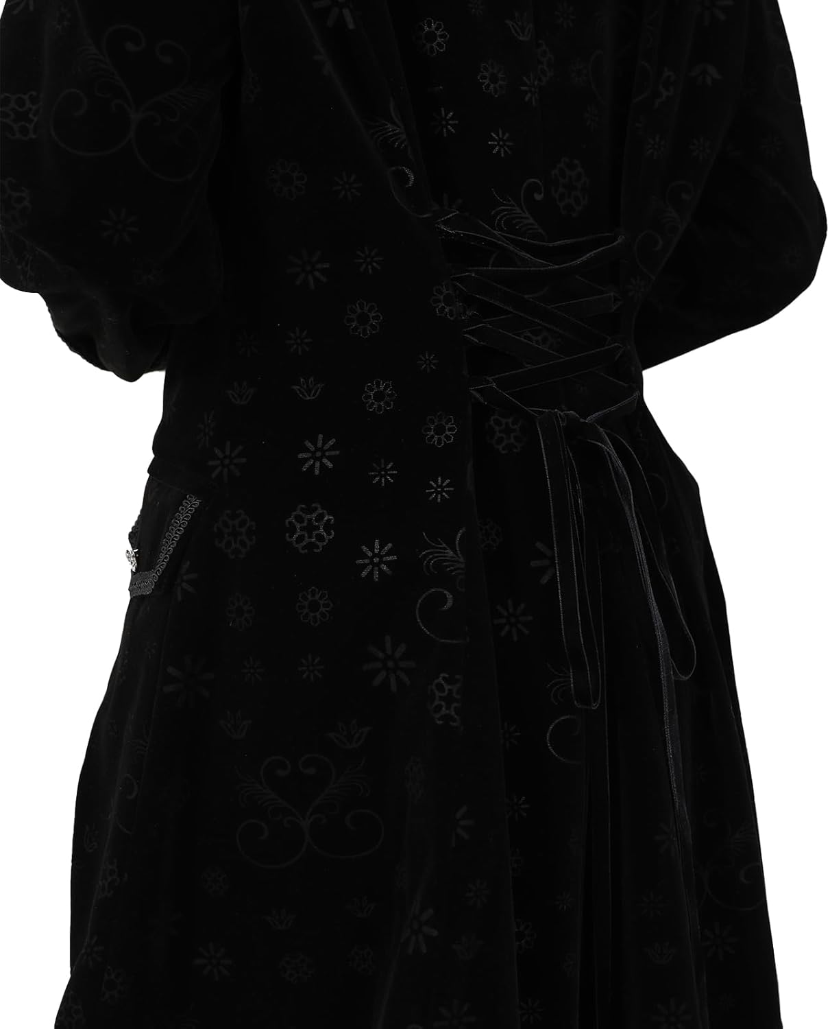 TZMAPU Medieval Retro Gothic Velvet Women's Coat, Formal Casual Work, Costume - Image 8