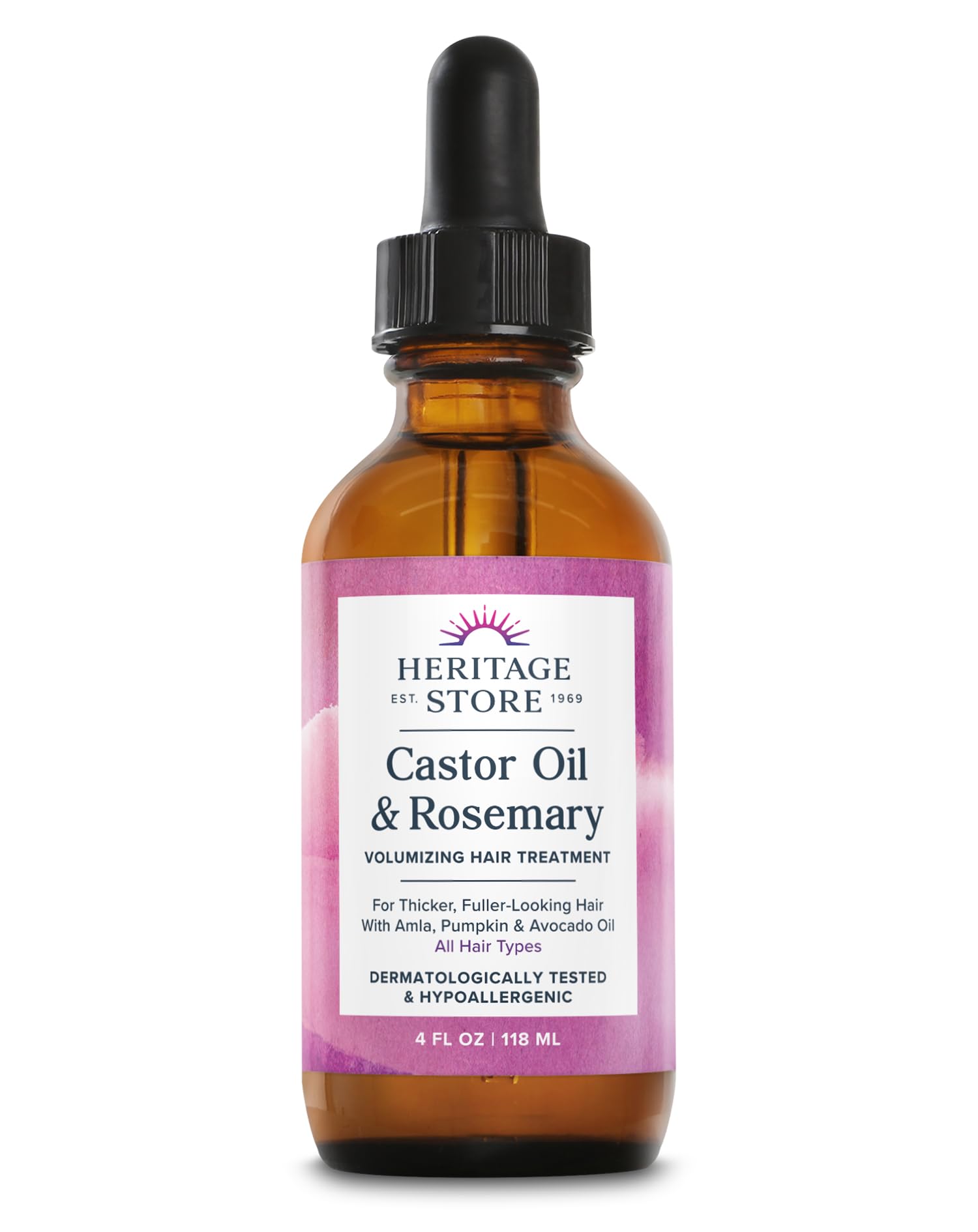HERITAGE STORE Castor Oil & Rosemary Volumizing Hair Treatment