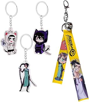 Amazon.co.jp: TFYU シザー セブンキーチェーン アニメ プラム