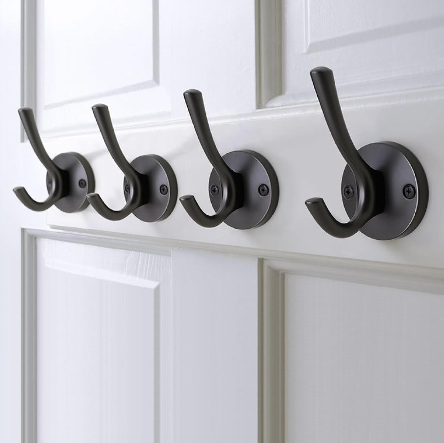 Wall Hook，Door Hook, Coat Hooks 2Pcs Zinc Alloy Cabinet Wardrobe Up and Down Hook Kitchen Bathroom Wall Mounted Single Hook Furniture Coat Hook C(C)
