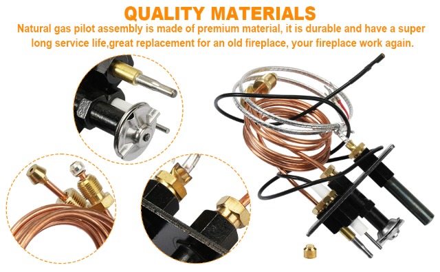 Amazon.com: UYZO 10002265 Propane and Natural Gas Pilot Assembly