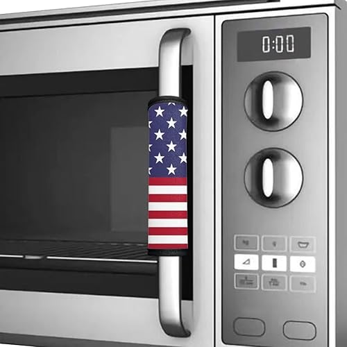 Vista 136 de Juego de 6 fundas protectoras para manijas de puerta de refrigerador con diseño de esqueleto divertido, guantes de cocina para nevera, microondas