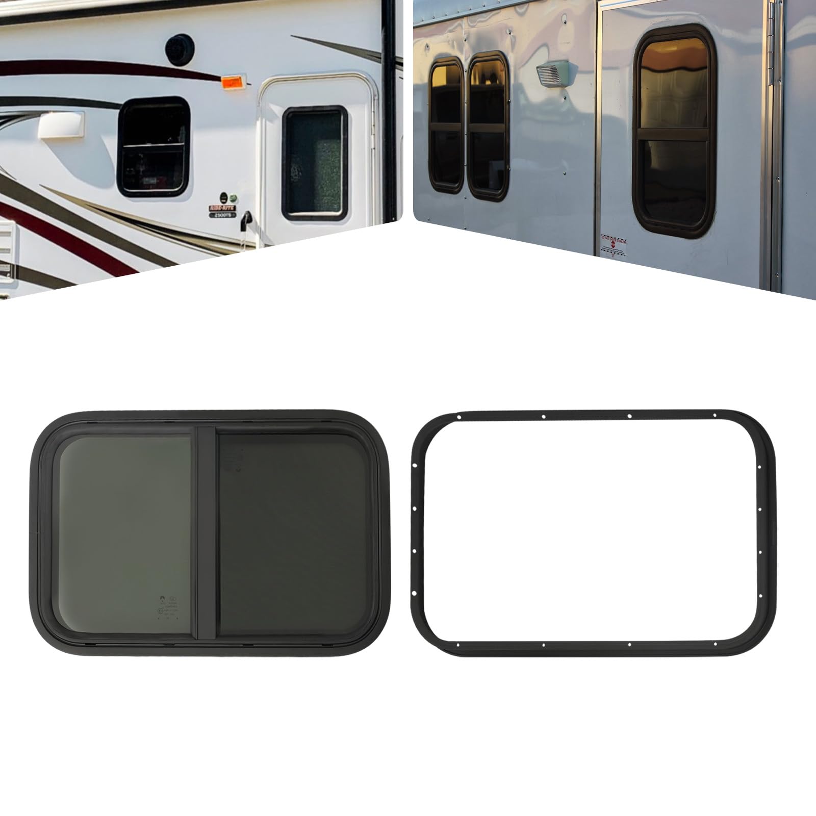 Lift Up Rv Window Rv Door Window 15x24 Vertical Slider RV Window With Screen | Camper ...