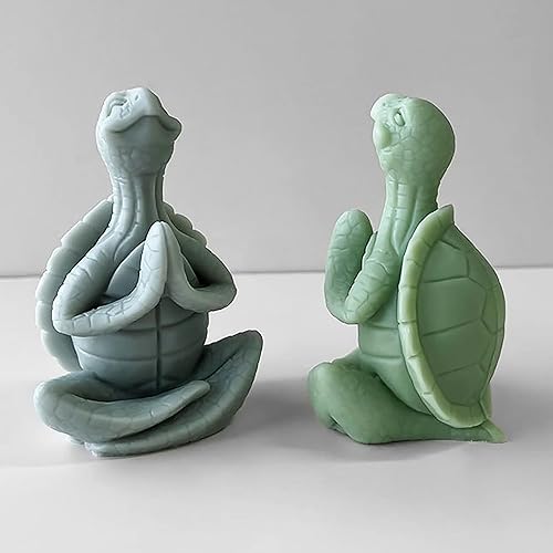 Miniatura 11 de Juego de moldes para velas de resina y silicona de animales y búhos, molde de animales 3D para decoración del hogar y fabricación de velas