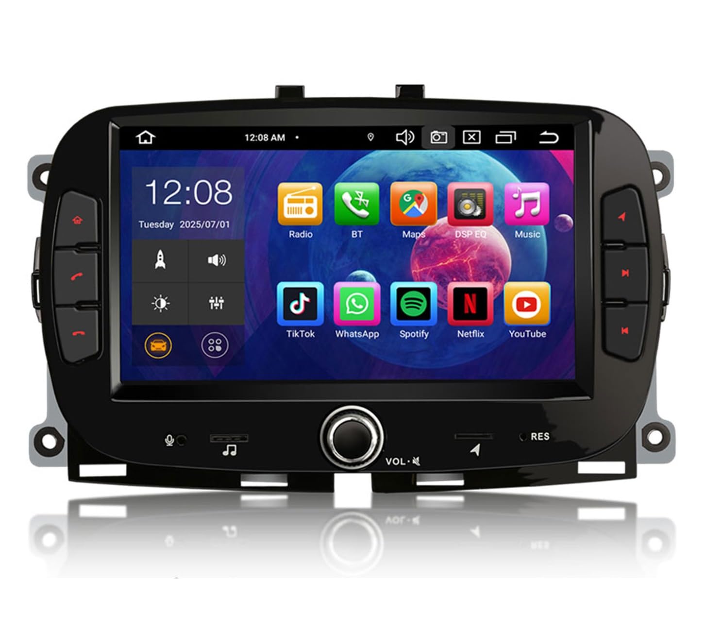 Erisin 8-Core 4 64GB Android 14 Car Stereo For Fiat 500X Support - View #9