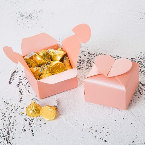 Miniatura 4 de Caja Awell de corazones y caja de 2" x 2" x 2" con moño