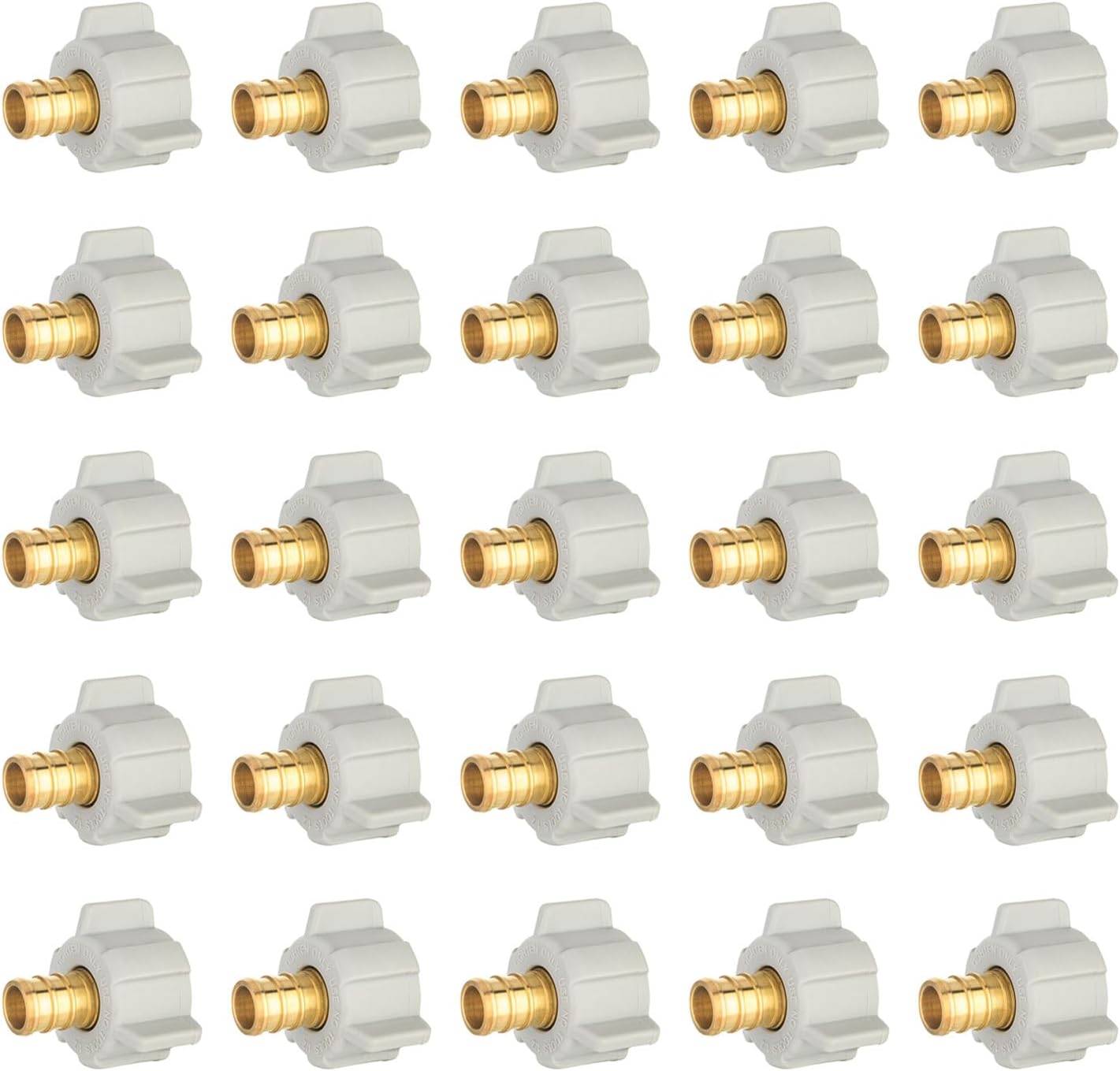 Paracolpi Vespa Px 100 Gomiti (curvatura 90°) In Ottone Per Tubi PEX Da 1/2" - Raccordi A Crimpare Senza Piombo, Nuovi 100 Pezzi Gomiti PEX - Foto 4