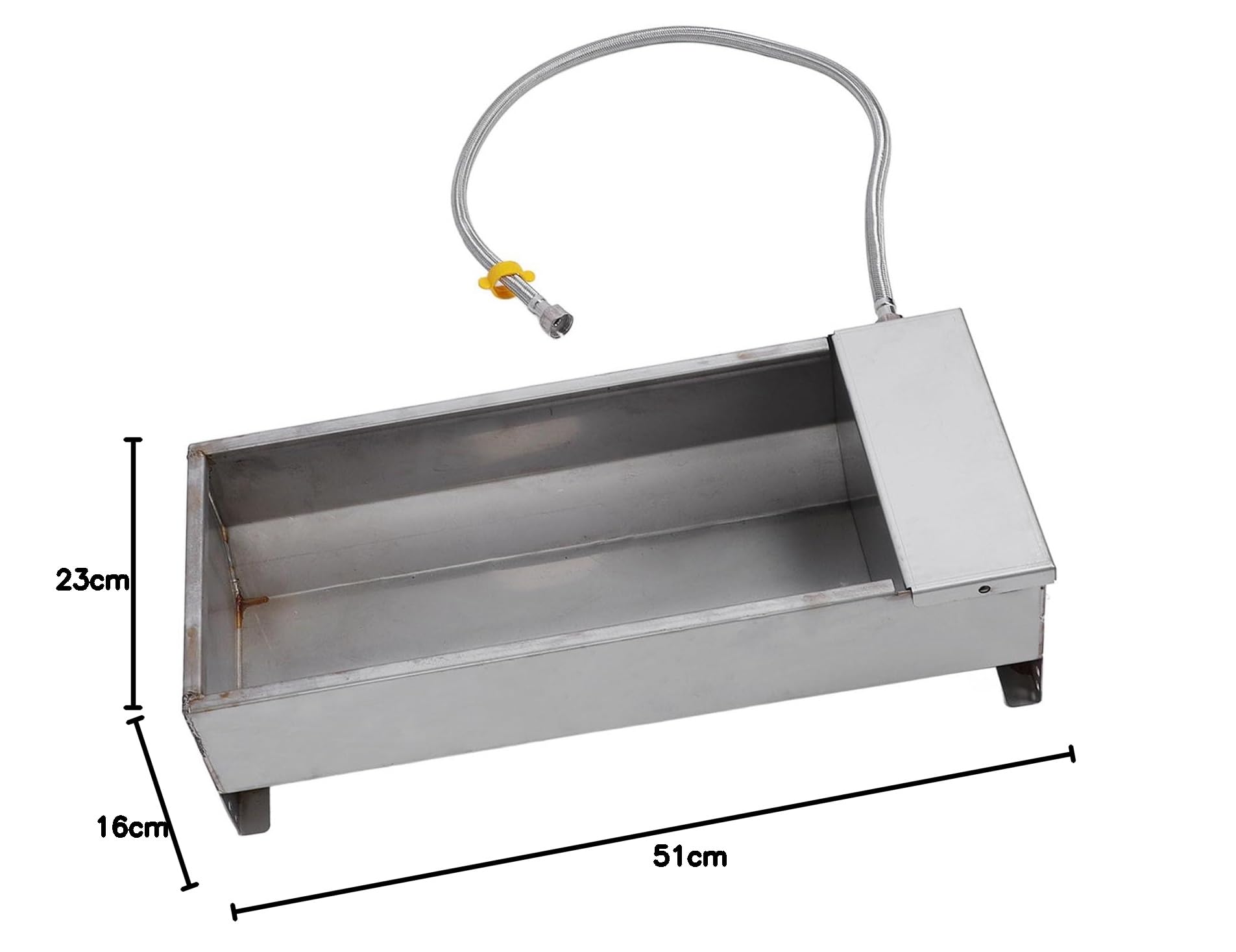 Bebedero Automático para Ganado, Cuenco de Agua Potable para Animales de Acero Inoxidable, Bebedero de Agua Autollenado para Caballos, Cabras, Ovejas, Gran Capacidad