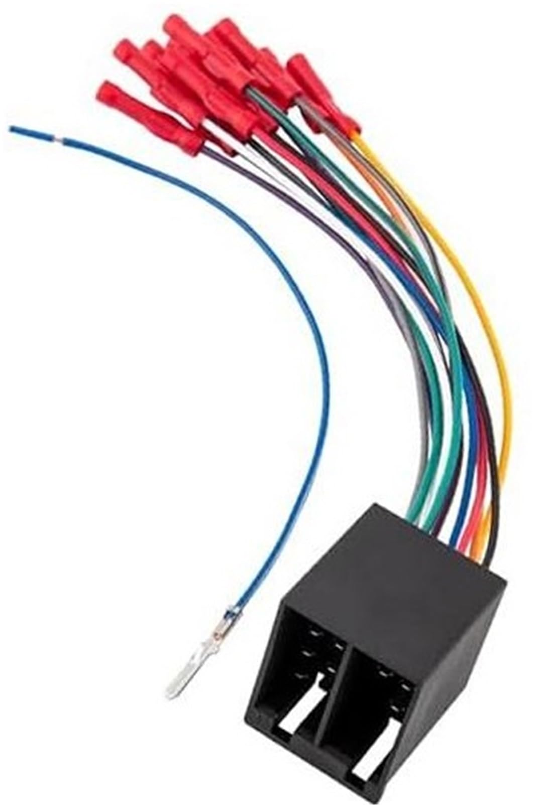 Arnés de Cables ISO de 16 Pines for Radio de automóvil, for camión semirremolque Freightliner International Peterbilt, for, Mack Kenworth, instalación de estéreo, for JVC Pioneer Kenwood Sony