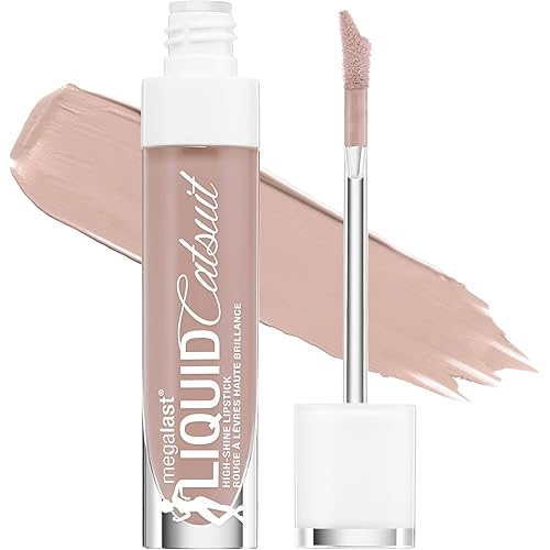 wet n wild MegaLast Liquid Catsuit High-Shine Lipstick Tan Caught You Bare-Naked