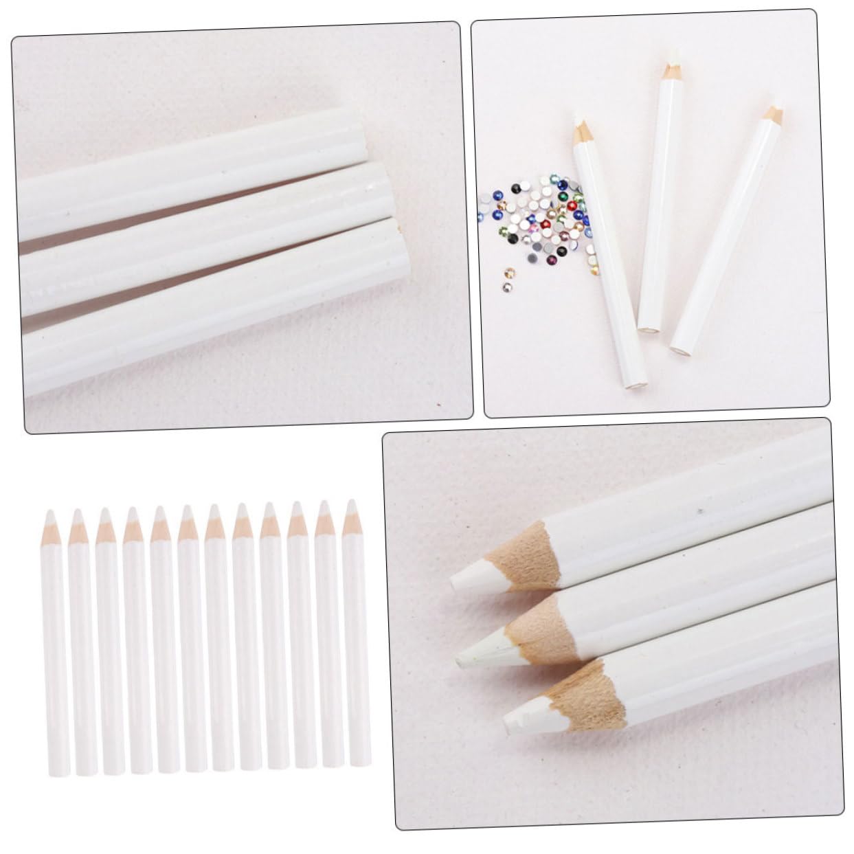 Housoutil 120pezzi Penne Per Applicazione Per Nail Art Manicure Design e Materiali Resistenti Facili Usare Su Unghie e Artificiali