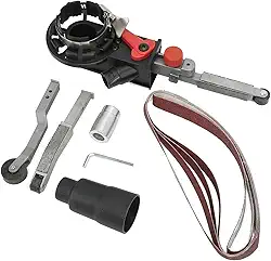 Lixadeira de Cinto ZAWELIYO Conversão Kit Lixadeira de Velocidade Variável para Vidro Madeira Metal Moagem Com Braços de Trabalho e Lixar Correias