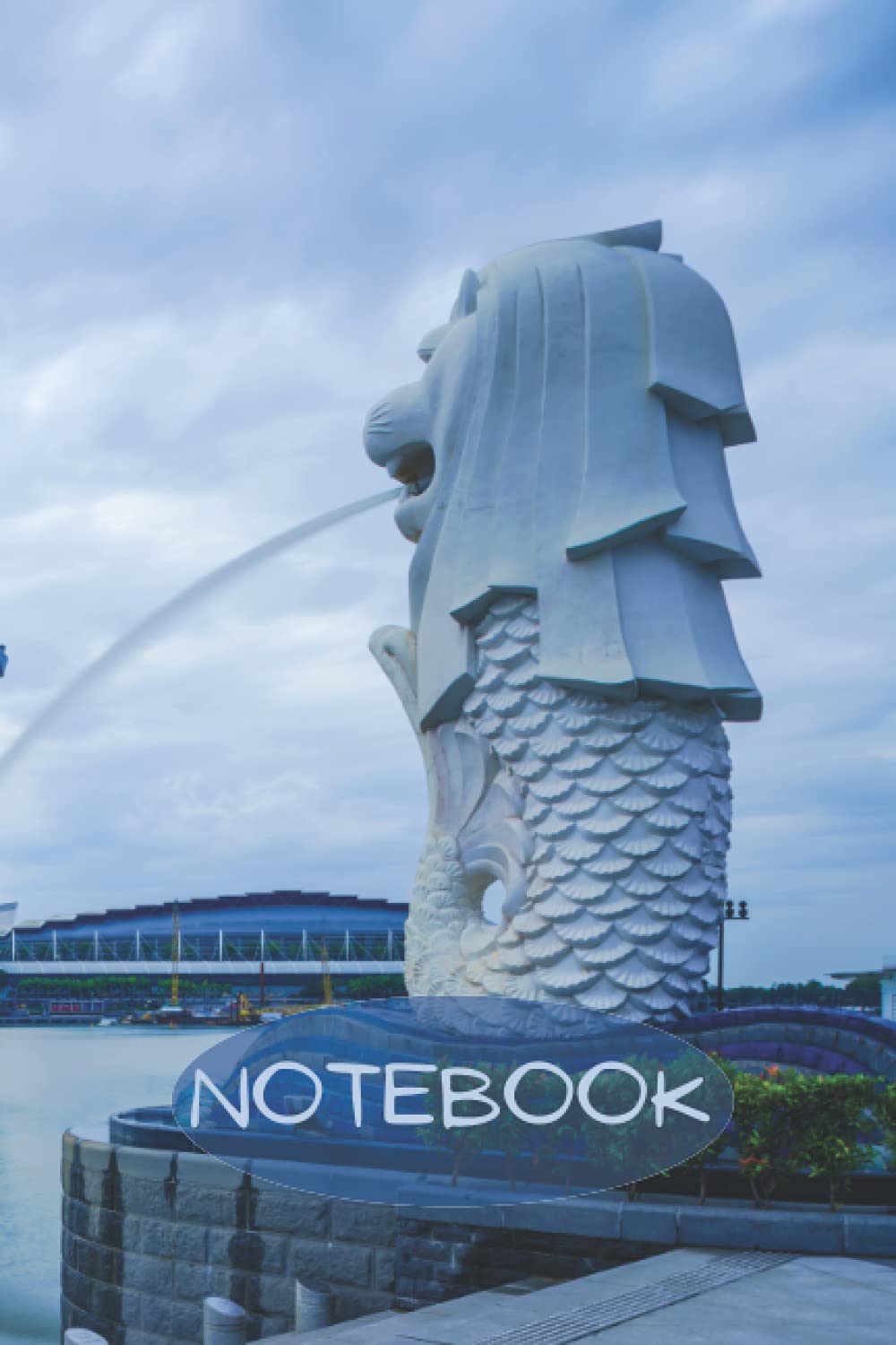 Notebook: Singapore, Singaporean-themed, lined notebook. 6"x9" (15.24 x 22.86 cm)