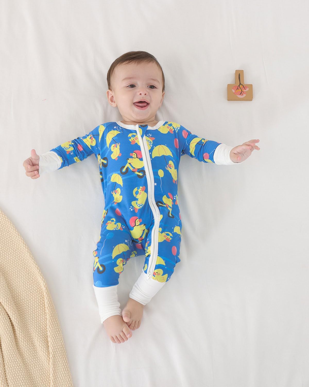 GUISBY Baby Boys' Pajamas Sleep N Play, Baby Clothes, Long Sleeve, Footless,Newborn-2T - Image 9