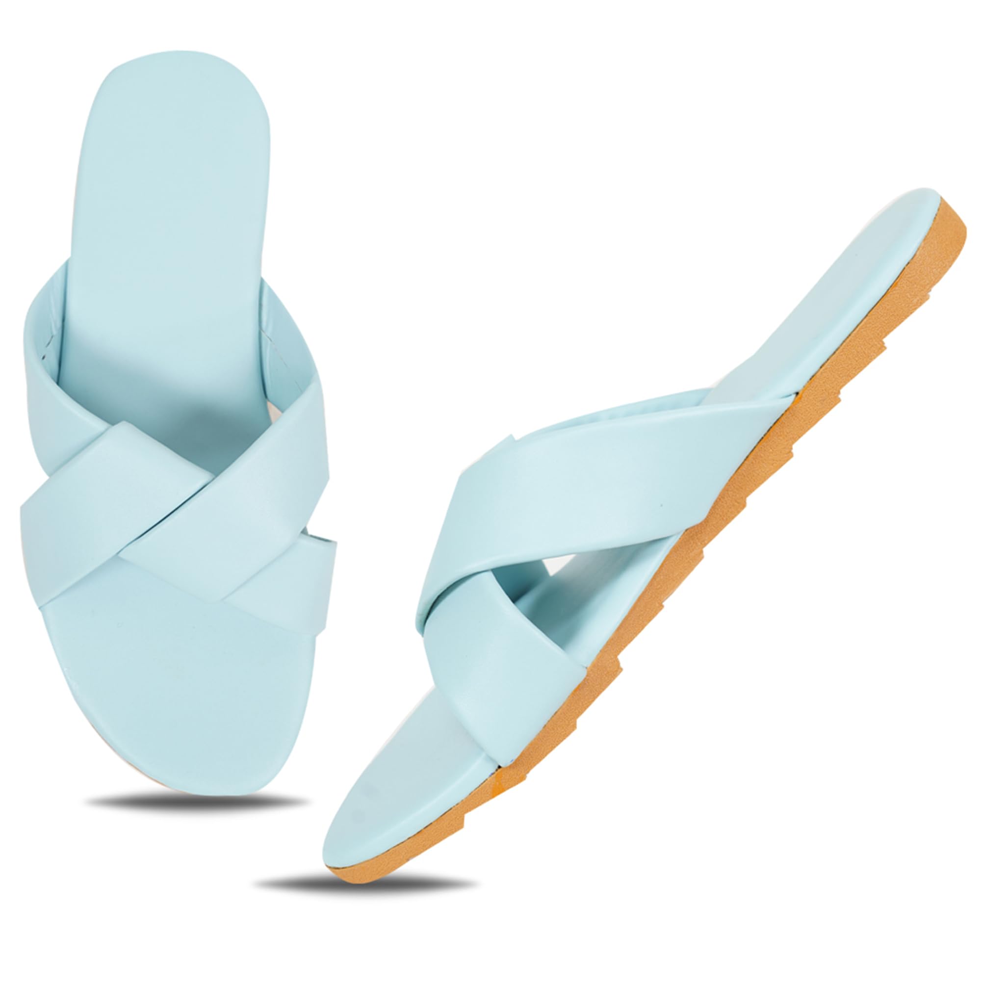 DFR Casual Flip Flops Slippers For Girls Women, Comfortable Foam Chappals, Color - SkyBlue, UK Size-4 (B0D54CSH3T) Amazon Price History, Amazon Price Tracker