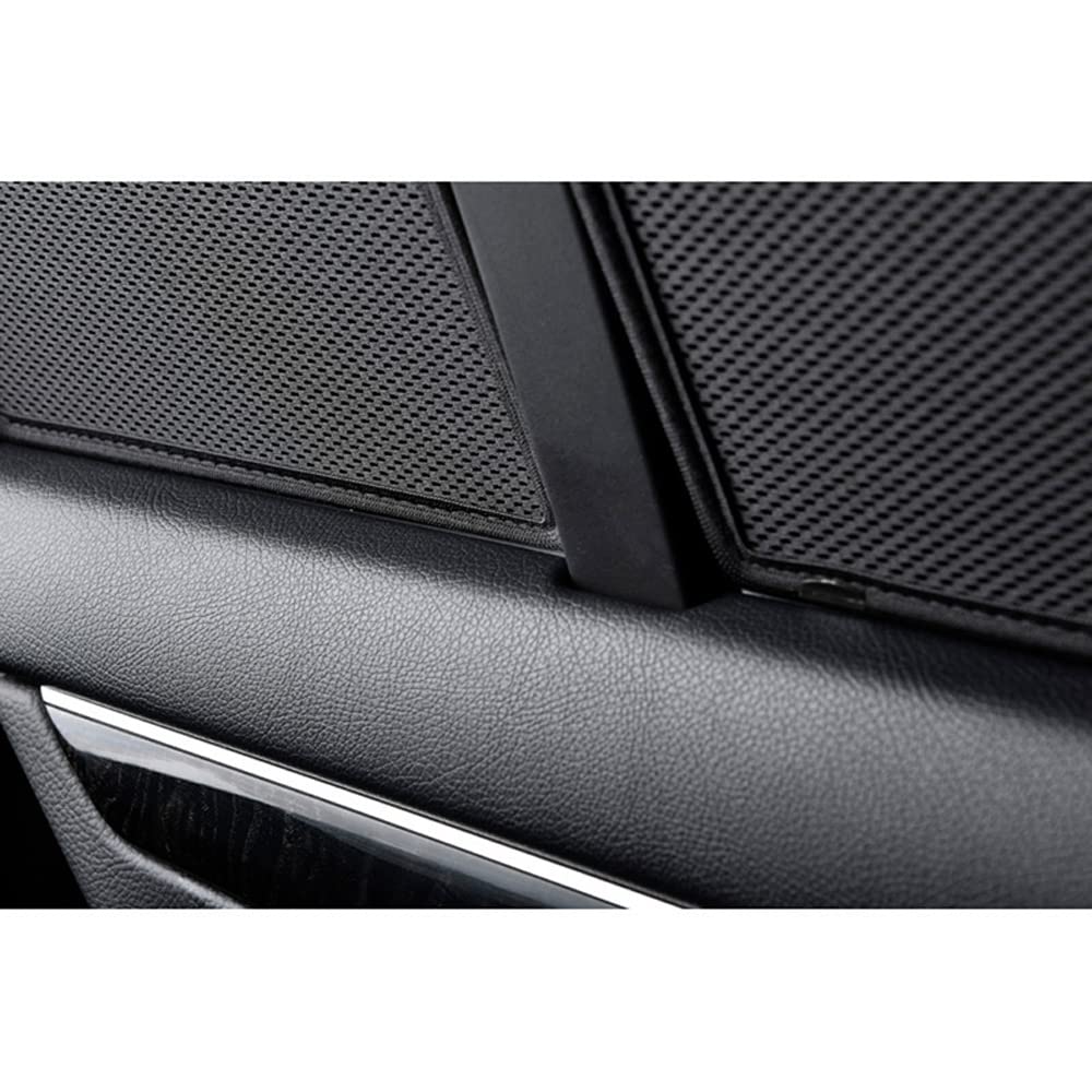 Car Shades Set (Porte Laterali Posteriori) Compatibile con Citroën C5 Aircross 2019- (2-Parti) Tendine Parasole su Misura