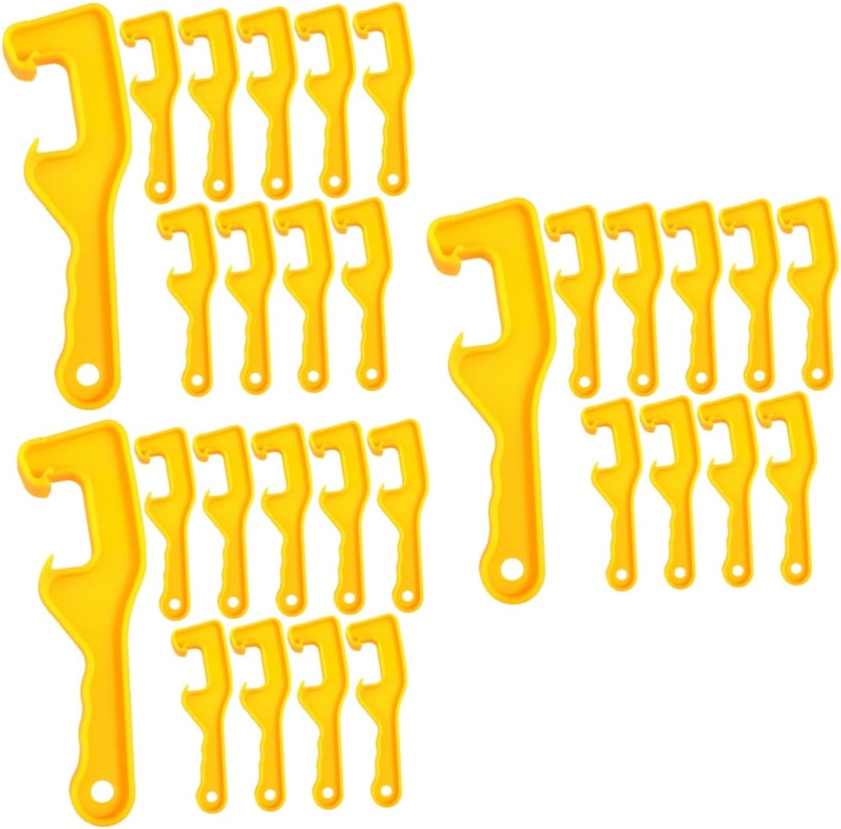 Gatuida 30pcs Strong Paint Can Lid Remover Tool Reusable Bucket Opener Wrench for Home and Industrial Use Efficient Tab Opener for Jars and Buckets Design