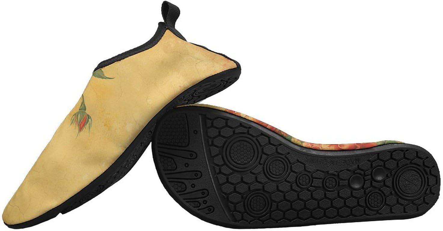 Water Shoes for Women Men Swim Beach Shoes Quick Dry Barefoot Aqua Shoes Distressed Paper Texture Sport Shoes Hiking Shoes 13/14men