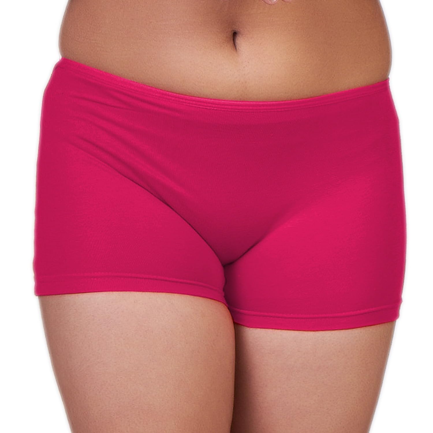 sayli inner wear SAYLI Pure Cotton Plain Panties for Girls & Womens Super Cotton Rib Solid Boxer Brief with Ultrasoft-picture-41
