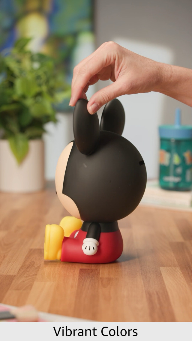 Amazon.com: Mickey Mouse Sitting PVC Bank : Toys & Games