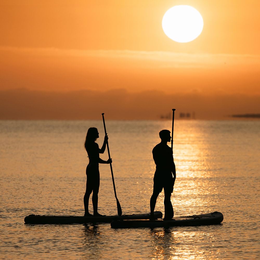 Skiffo Rivage 11' – Sup Gonflable 2-en-1 Kayak Complet - 335x86x15cm - Max 160 kg - Stable & Polyvalent - Design Unique