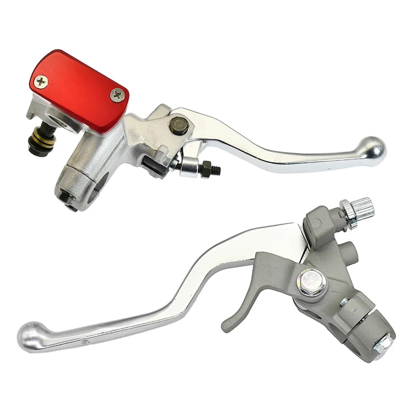 Gjihkwgz Set Red Motorcycle Brake Clutch Lever For Crf 250X 250R 450R 2004-2021 For Crf150f 2003-2017 Motorcycle 7/8 22Mm Hydraulic Brake Master Cylinder Clutch Lever Clutch Brake Lever(Set Red)
