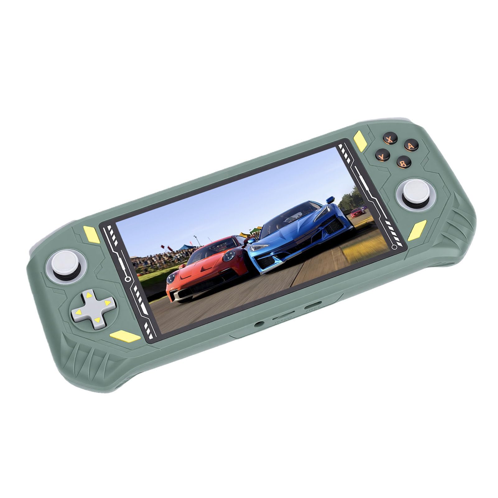 5,5-Zoll-Handheld-Spielekonsole, RK3562 Quad-Core-Gaming-Gerät, Tragbarer Gaming-Player mit HD-Multimedia-Schnittstelle, Ideal für -Enthusiasten (Green)