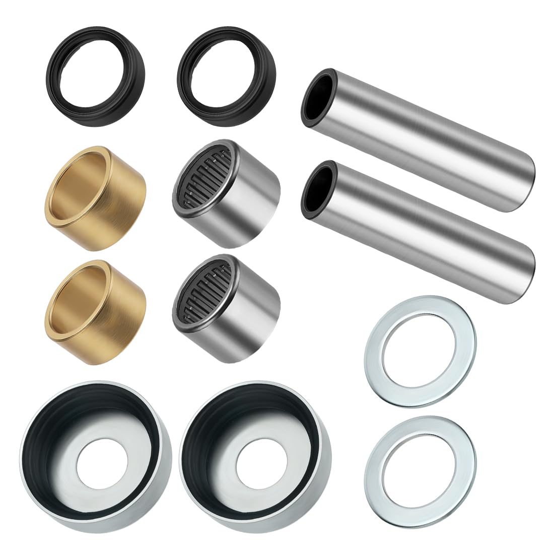 Kit de reconstrucción de rodamiento de brazo oscilante, sello y tapa para Yama-ha YFZ450 2004-2013, YFZ450 Bill Balance Edition 2006-2007, YFZ450 SE 2007-2008
