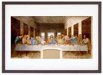 額絵 レオナルド・ダ・ヴィンチ 最後の晩餐 壁掛け 額入り アート アートパネル Amazon.co.jp: 版画 絵画 名画 最後の晩餐(1498) レオナルド・ダ