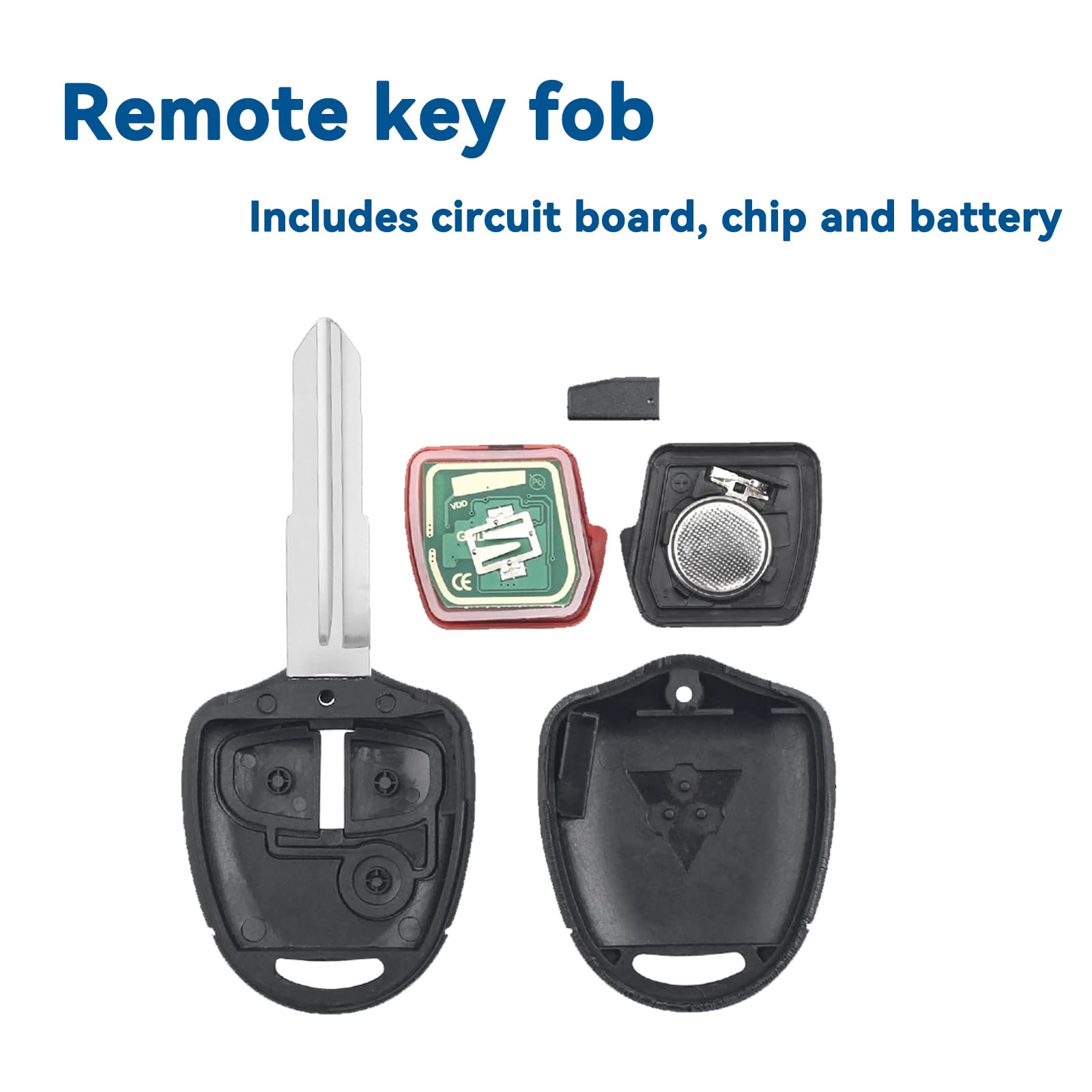 M-ITSUBISHI 2/3/4 Pulsanti Guscio Chiave A Distanza Per Auto - Foto 11