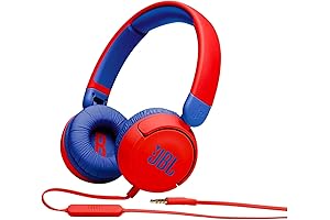 JBL JR 310 Kids Headphones (Red/Blue)