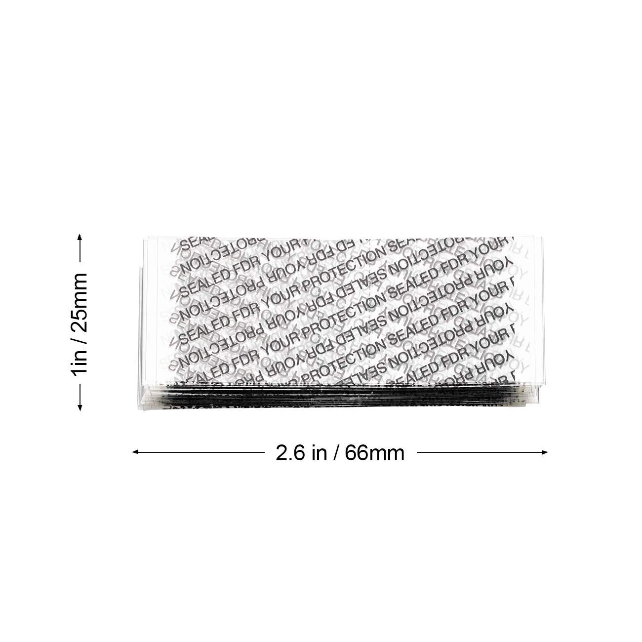 Large Quantity 66x25 mm Printed Shrink Bands Clear Perforated Heat Wrap Sealer for Growler Bottles, Gallon Jugs, Fits 1 1/4" to 1 1/2" Diameter Custom Bulk Purchase for Small Business