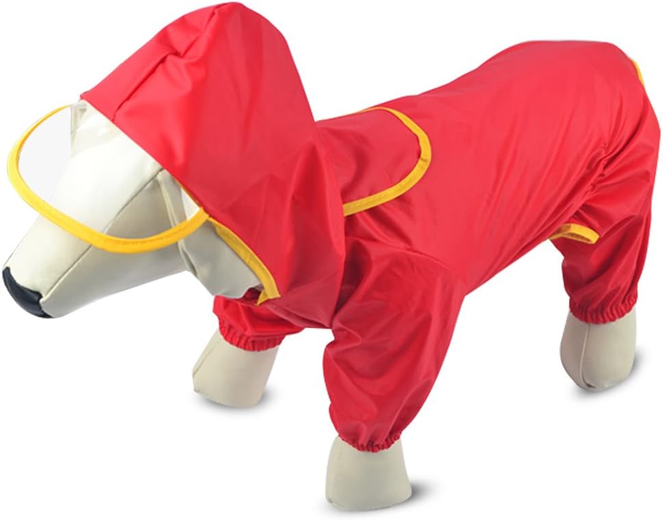 PETCUTE Dog Raincoat Waterproof Pet Dog Raincoat Rainwear Dog Raincoat Poncho for Small Medium Large Dogs