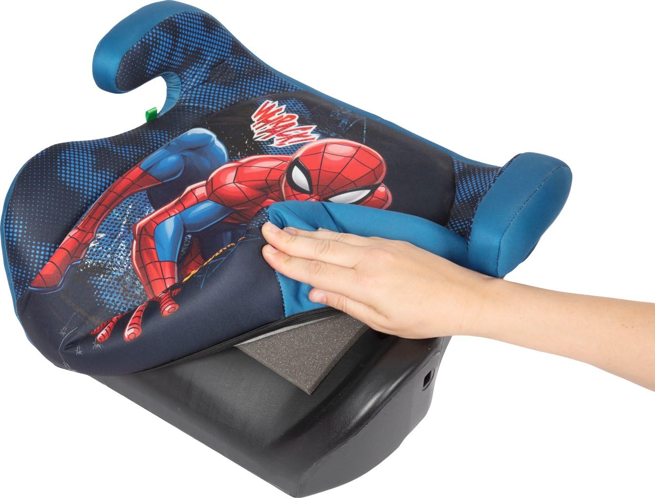 Asiento trasero infantil Marvel Spiderman i-Size ECE R129 ISOFIX, 12-150 cm, 22-36 kg, 6-12 años, grupo 3, fácil de transportar, extraíble y lavable