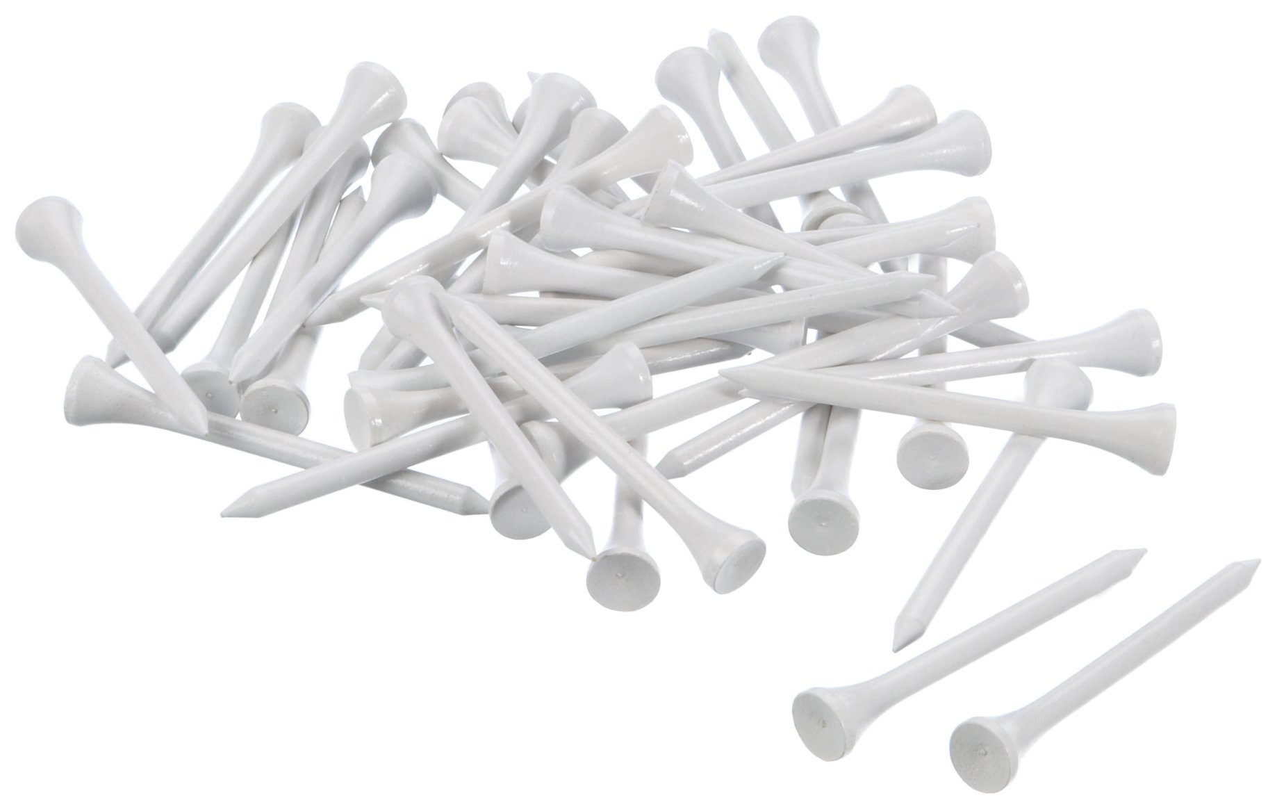 Longridge Wooden Golf Tees - 69mm White (1000)