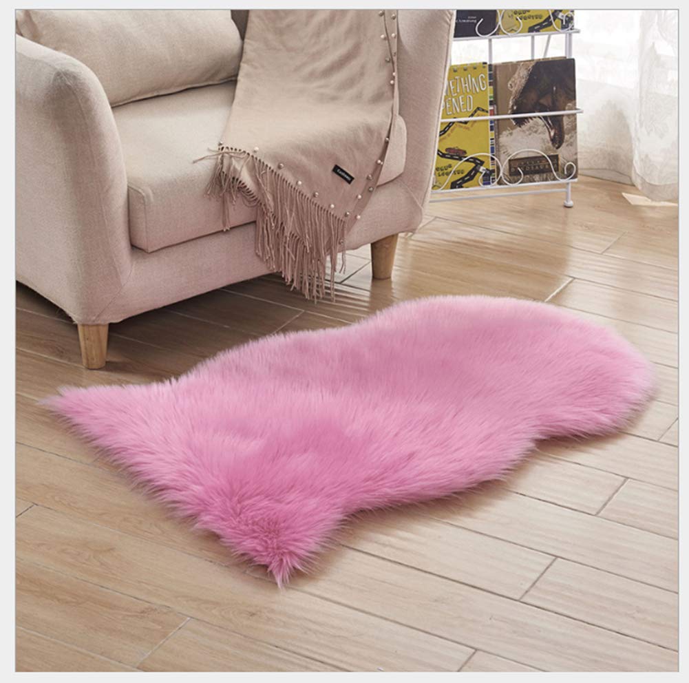 QIKEGooods Faux Fur Sofa Rug - Soft, Fluffy, Shaggy Carpet Mat for Living Room, Bedroom, Sofa, Chair โ image 1