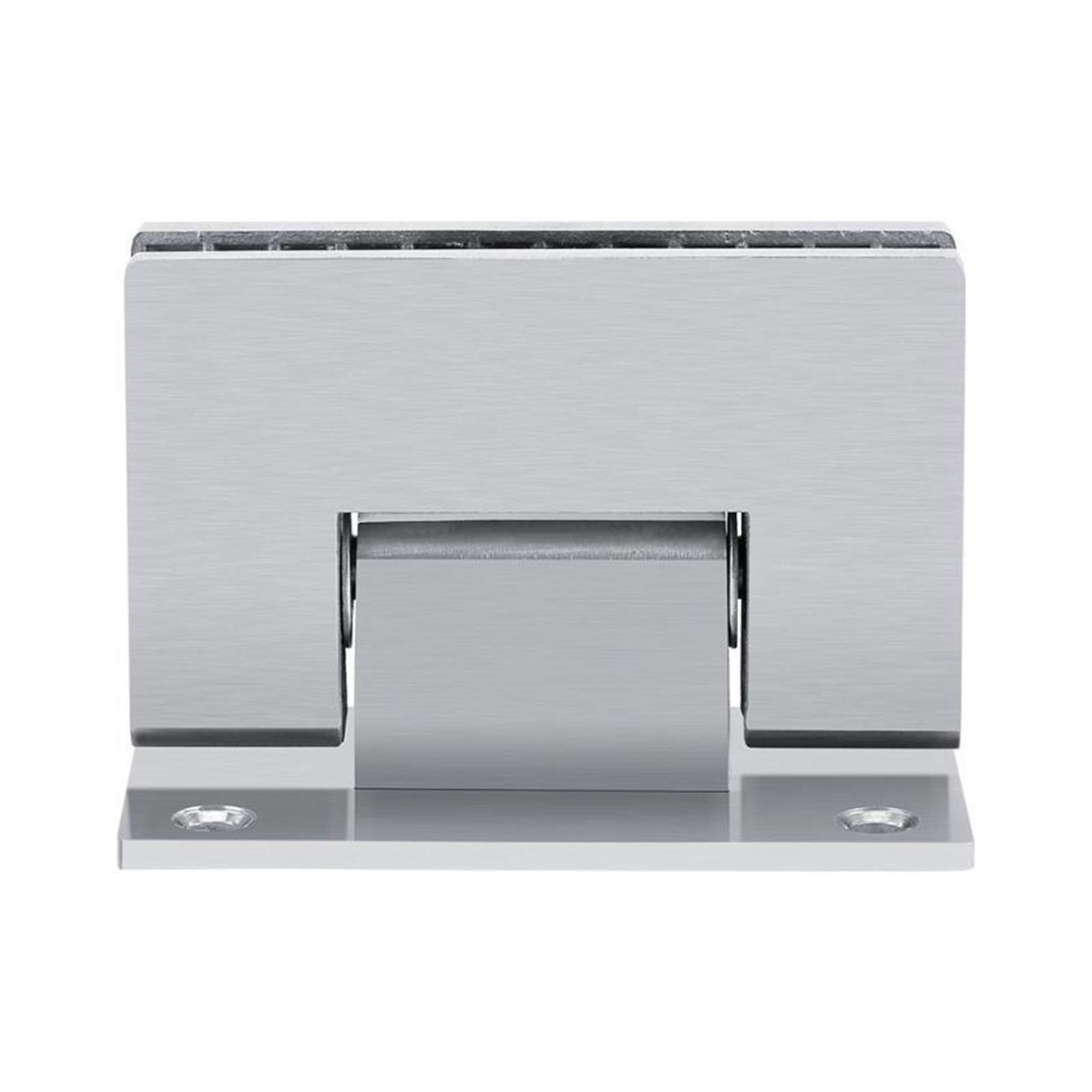 AUNANGLJSCS 1pc Glass Hinge 90 Degree Shower Door Clip 8-10mm Stainless Steel Frameless Wall Bracket for Bathroom Fitting
