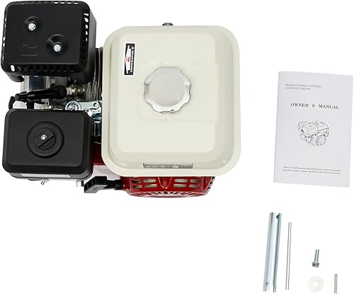 Vista 14 de Motor de arranque eléctrico de 4 tiempos de 210CC 7.5HP Motor de gasolina Go Kart OHV, motor de motor de gas Go Kart para compresor, escarificador