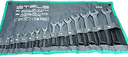 Stels Jogo De Chave Combinada Aço Cromo Vanadio 15 Peças (6 7 8
