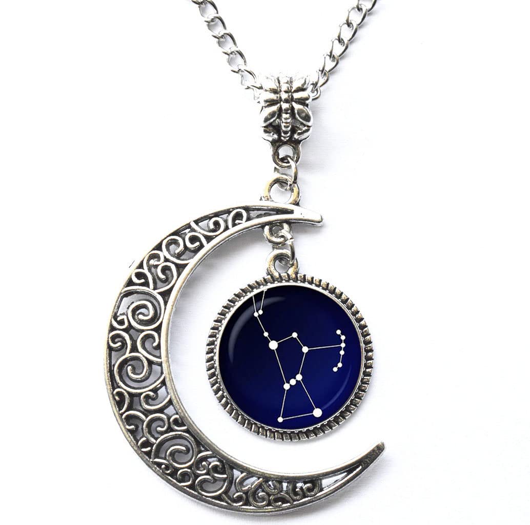 Orion Constellation Glass Pendant. Night Sky Necklace. Stars, Astronomy, Space Jewelry, Glass cabochon Pendant,Y202